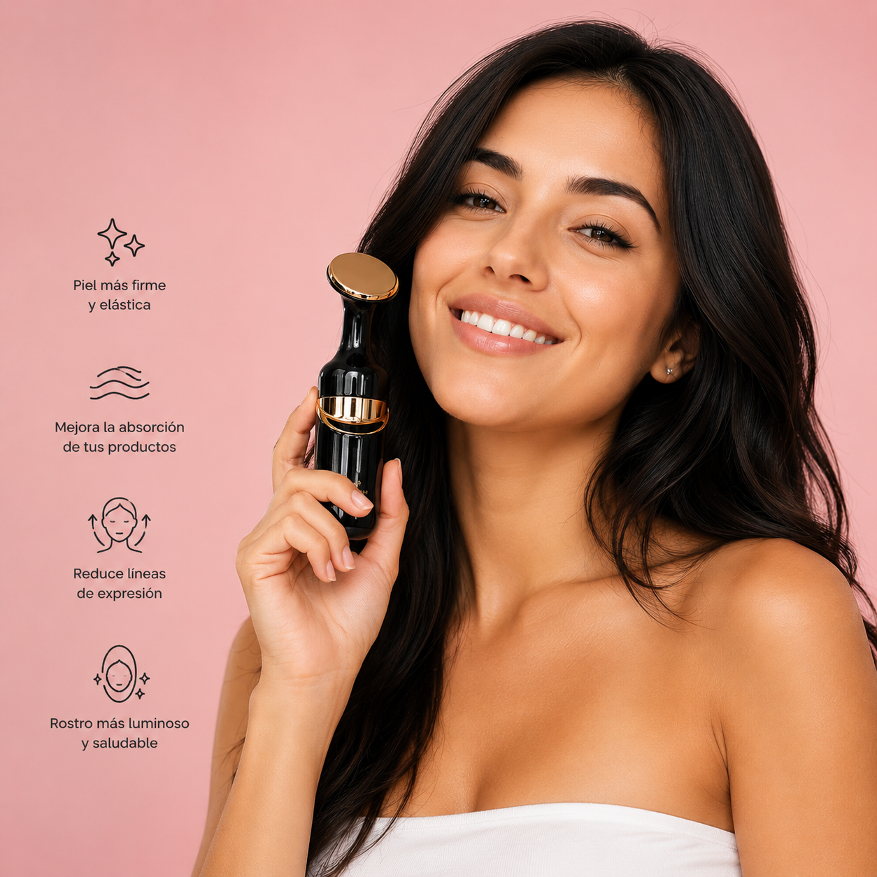 Masajeador Facial Reafirmante 3 en 1